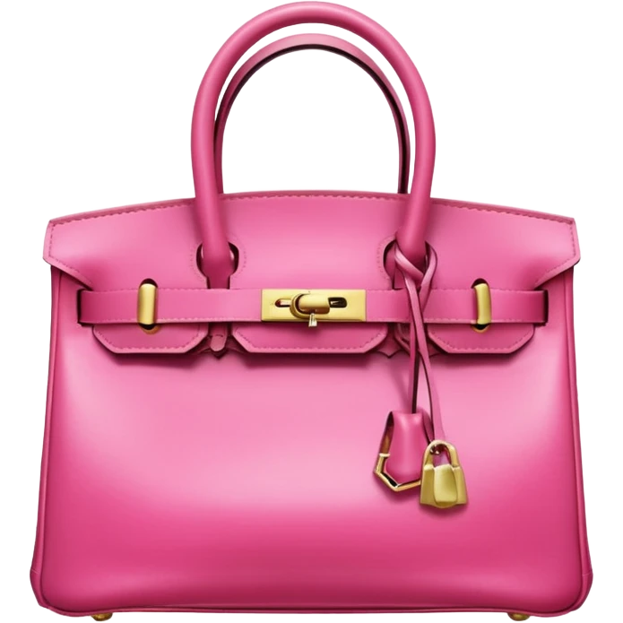 Pink birkin bag emoji