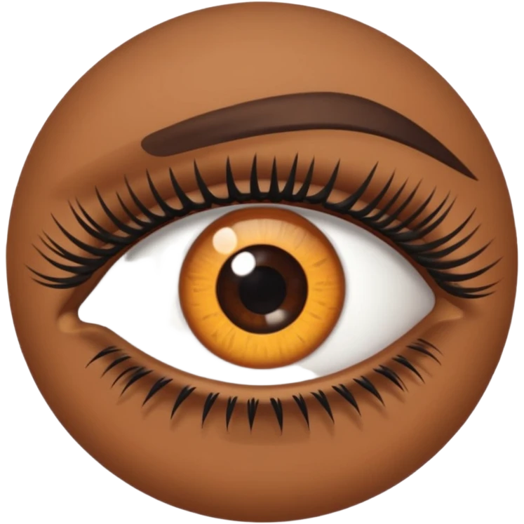 👀 with lashes  emoji