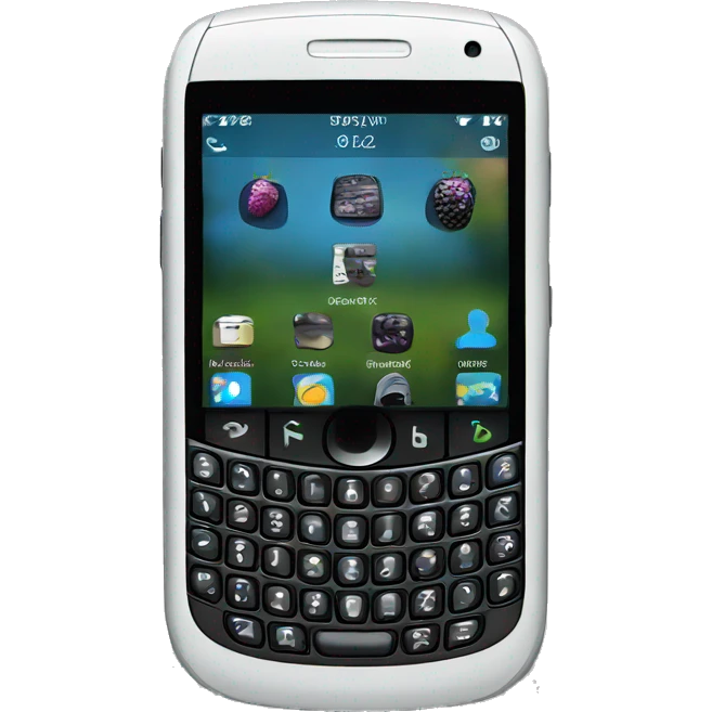 BlackBerry phone emoji