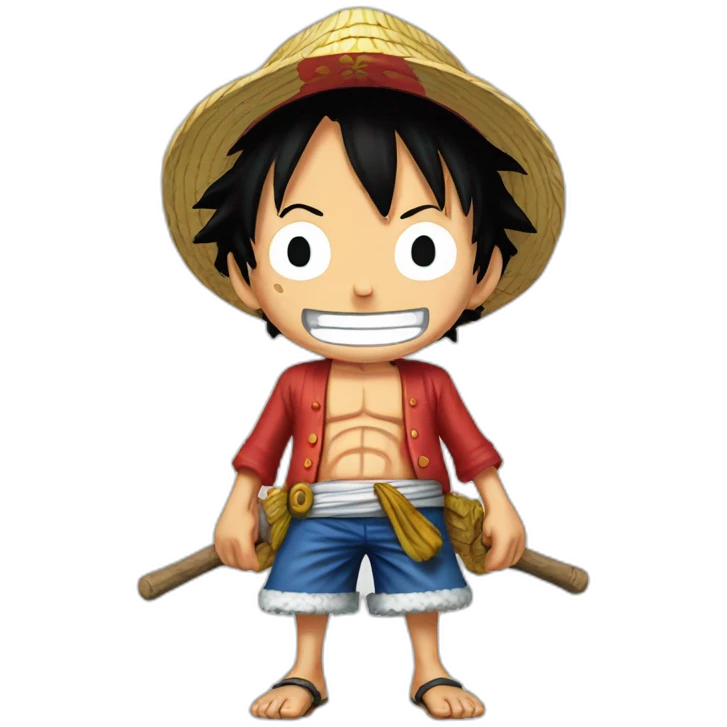 Luffy one piece emoji
