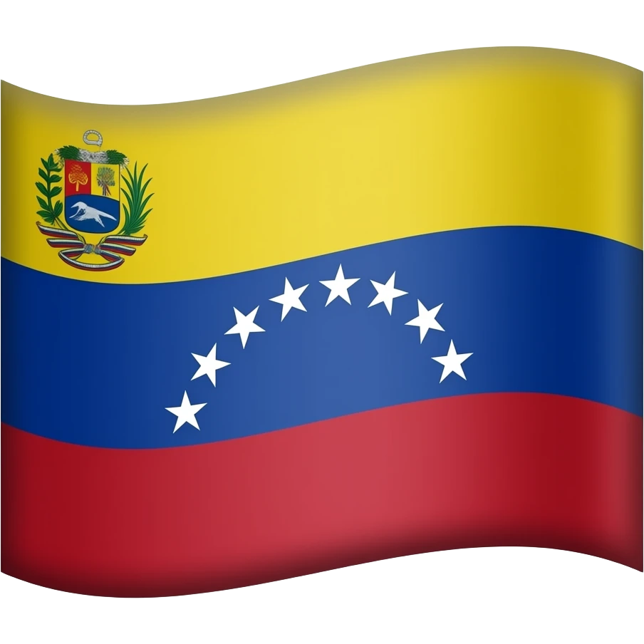 hazme la bandera de maracaibo, venezuela  en emoji emoji