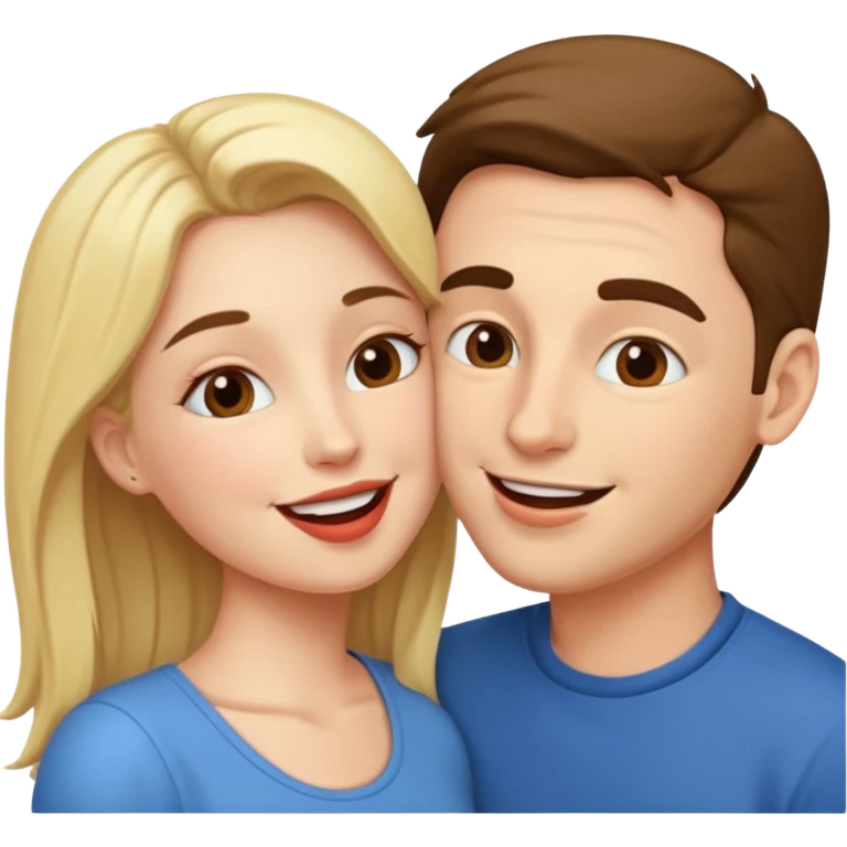 Couple kissing emoji