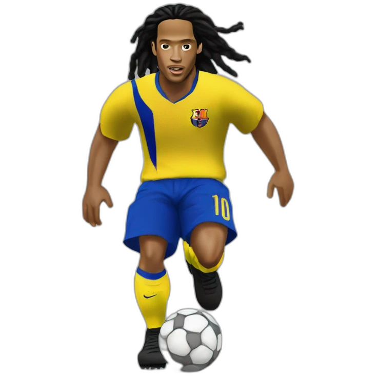 ronaldinho dribling emoji