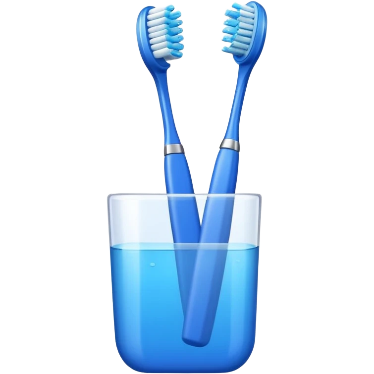 blue Toothbrush emoji
