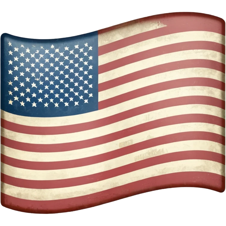 Upside down American flag emoji