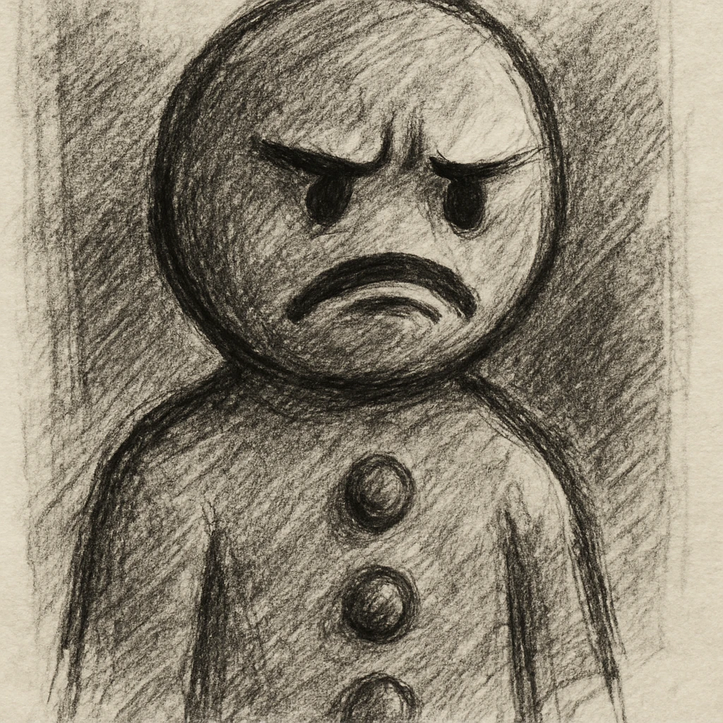 gingerbread man emoji