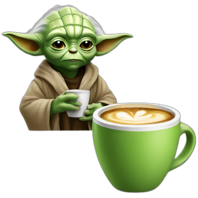 yoda-drink-cofee emoji