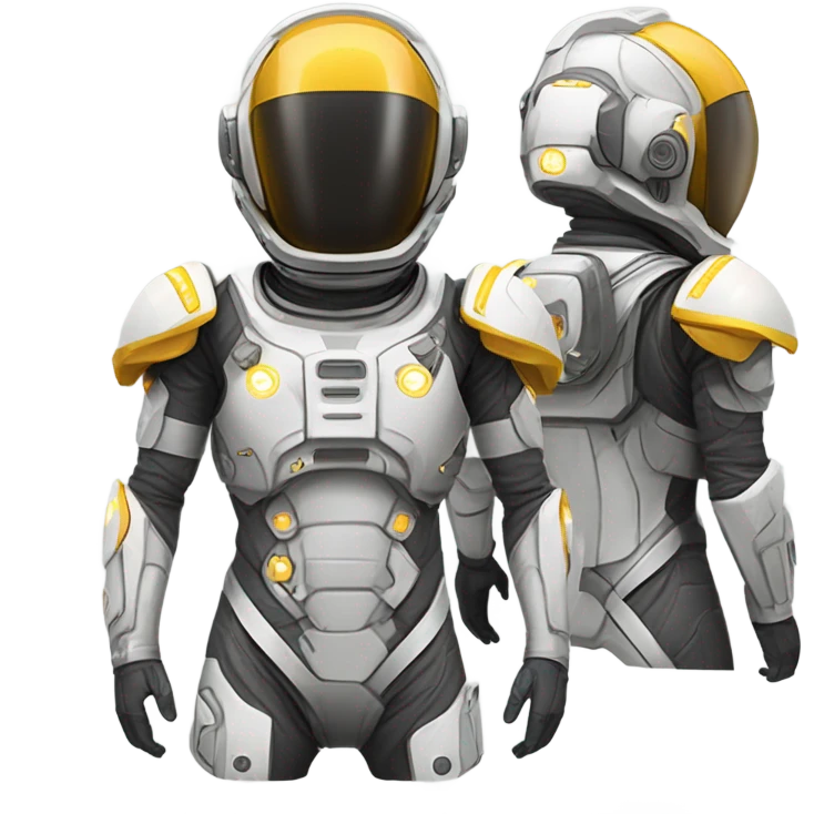 dead space guy suit front and back emoji