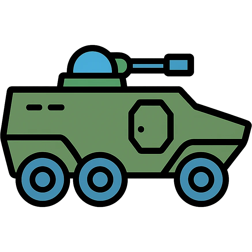armored personnel carrier military vehicle emoji