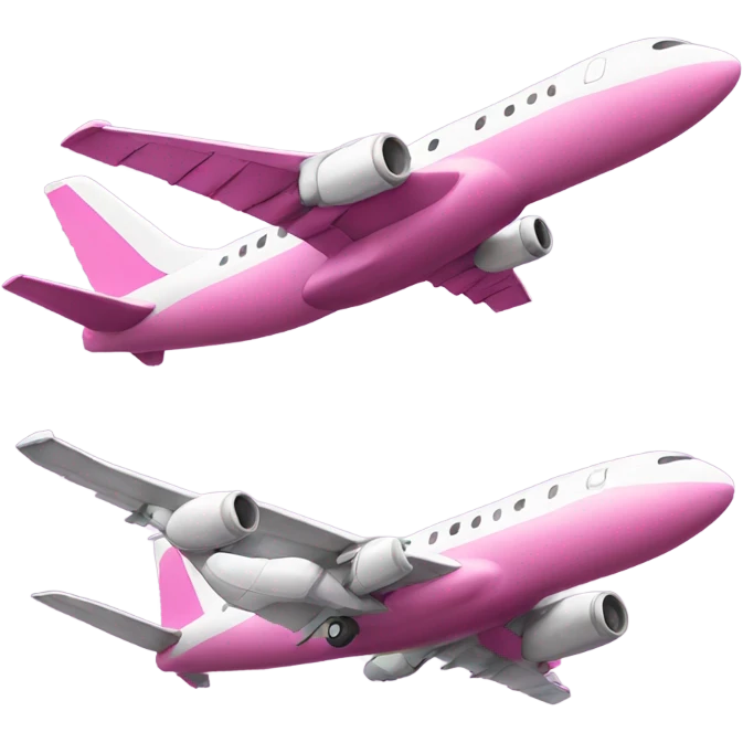 Pink plane  emoji