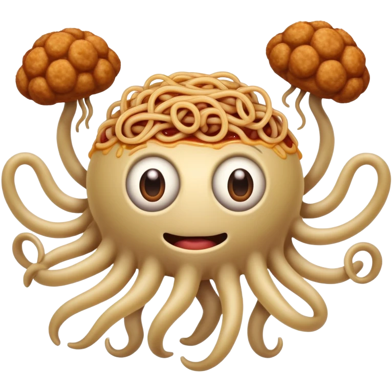 pastafarian flying spaghetti monster emoji