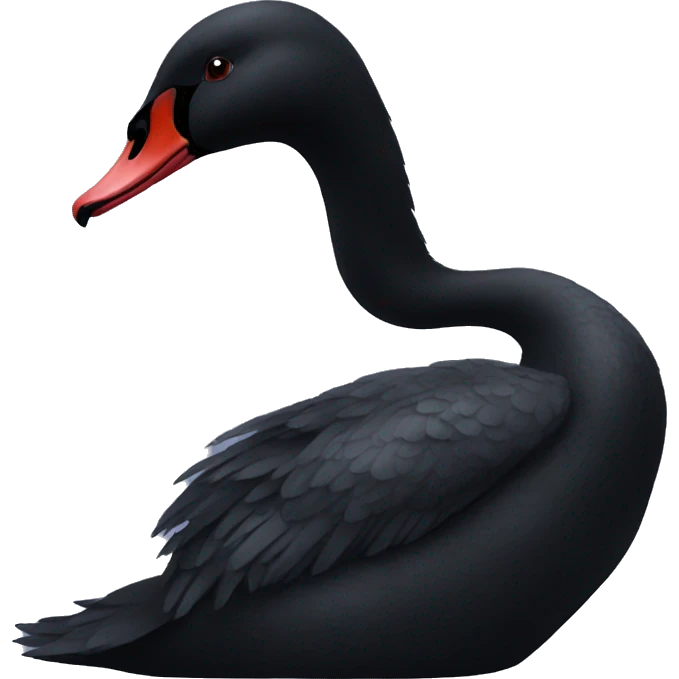 Black swan emoji