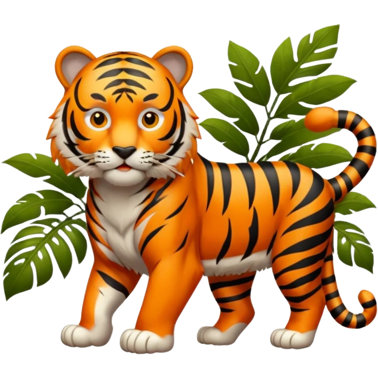 jungle wild tiger emoji