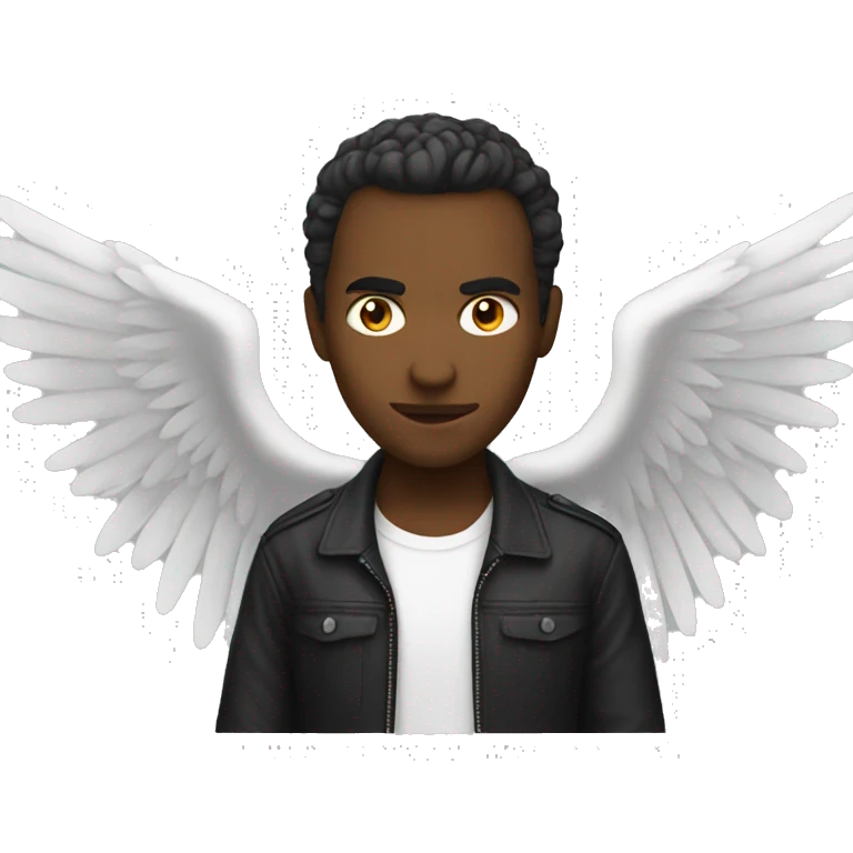 An evil angel emoji
