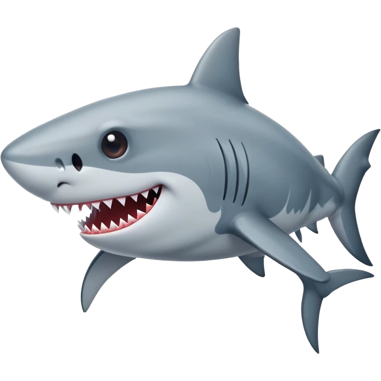 Hairy shark emoji