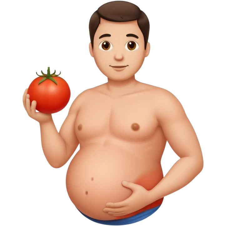 tomato pregnant man emoji