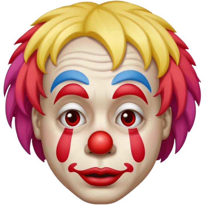 Sad clown emoji emoji