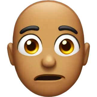 Emoji giving the side eye emoji
