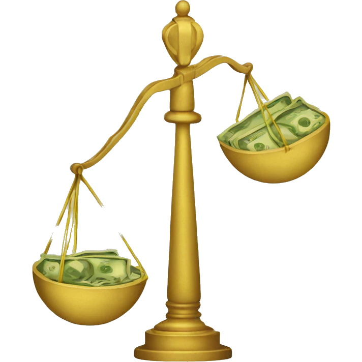libra with money on both sides emoji