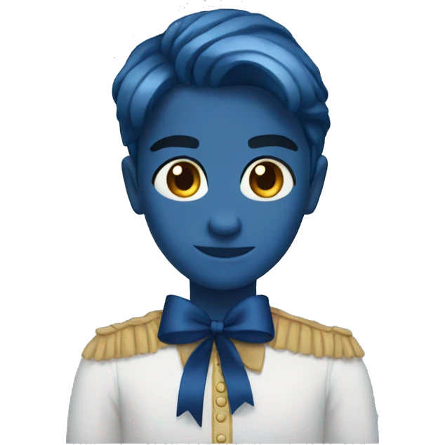 dark blue bow emoji