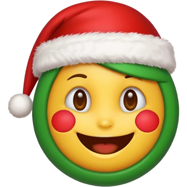 Cute christmas emoji emoji