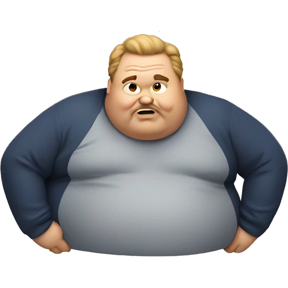 Fat man  emoji