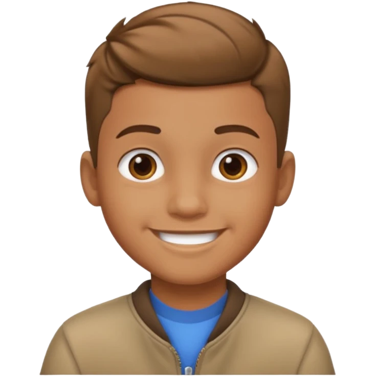 a boy with taper fade hair emoji