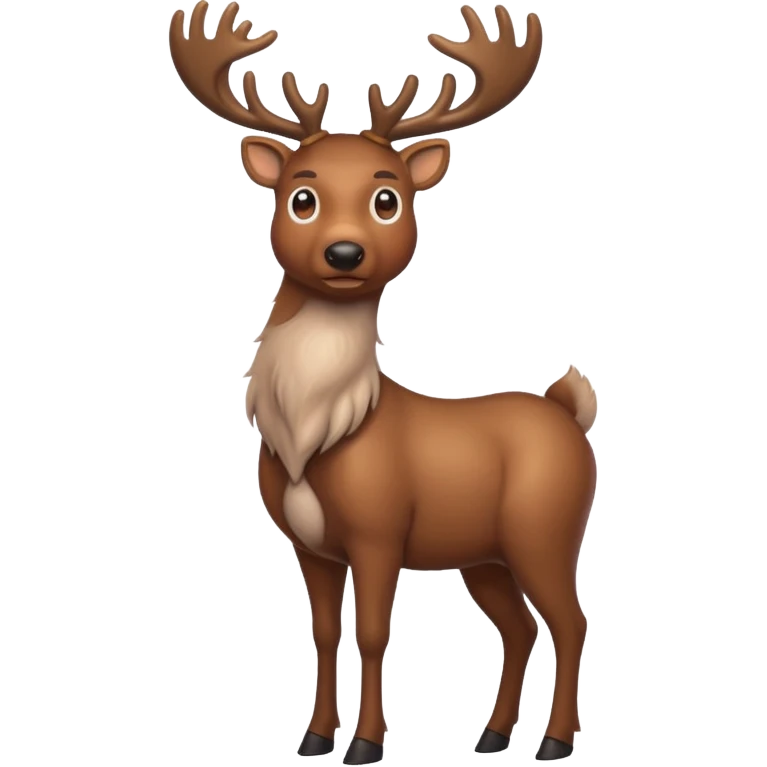 A Reindeer emoji
