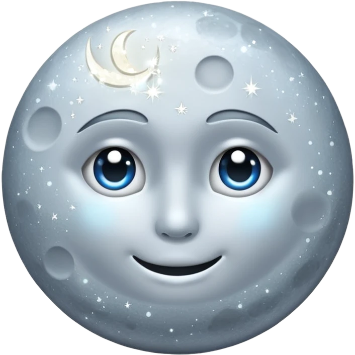 Sparkly Moon emoji
