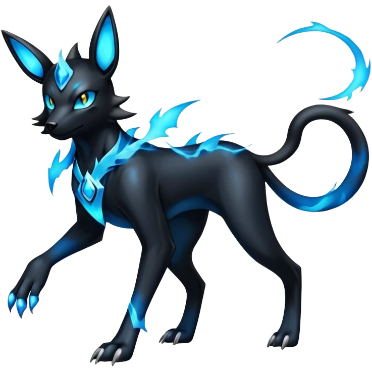 Umbreon-Luxray-Manectric-Houndoom-Pokémon-Fakémon-hybrid-creature emoji