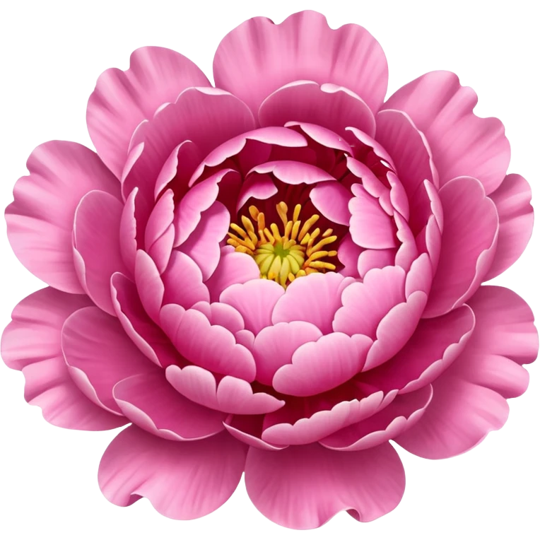 A peony emoji