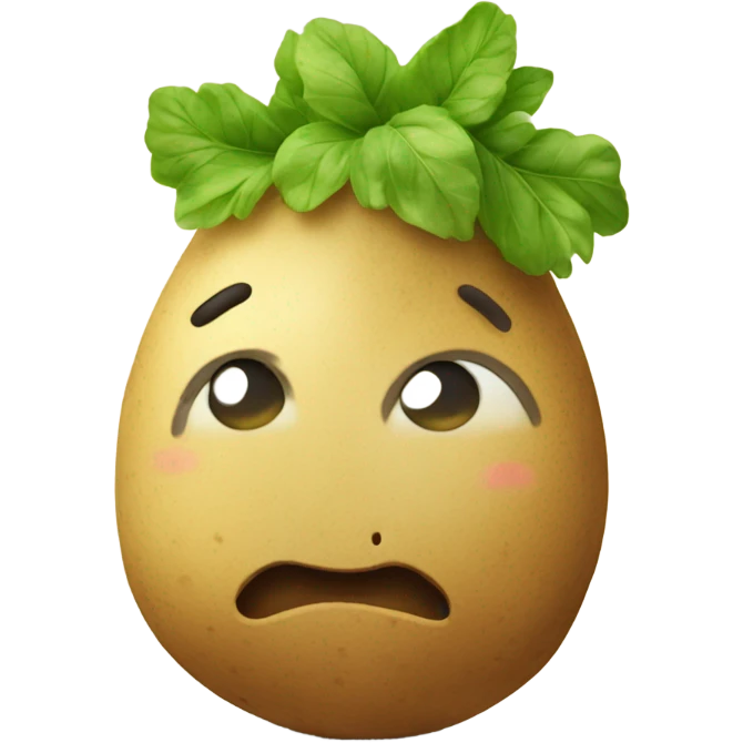 Cute potatoe emoji