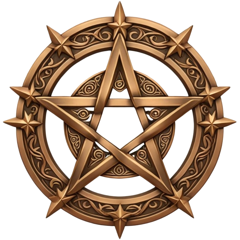 Eight star pentacle emoji