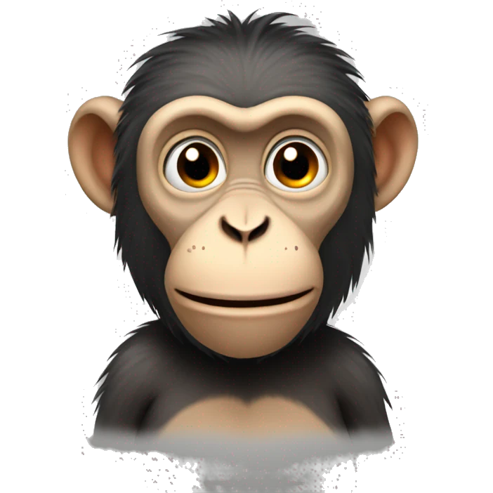 monkey wearing a rat emoji