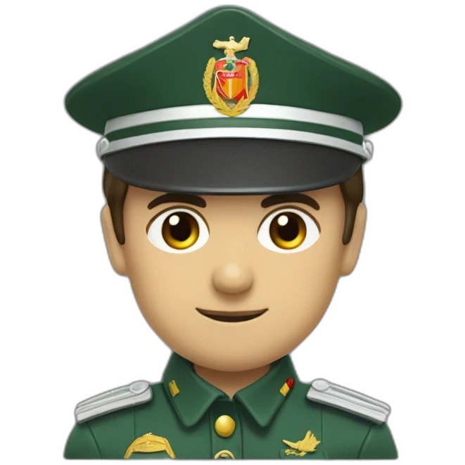 Guardia civil tricornio emoji