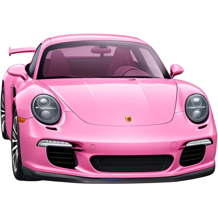 Pink Porsche emoji