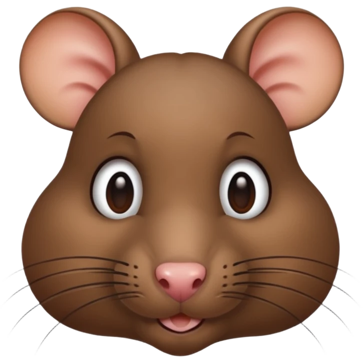 female rat with hairs emoji