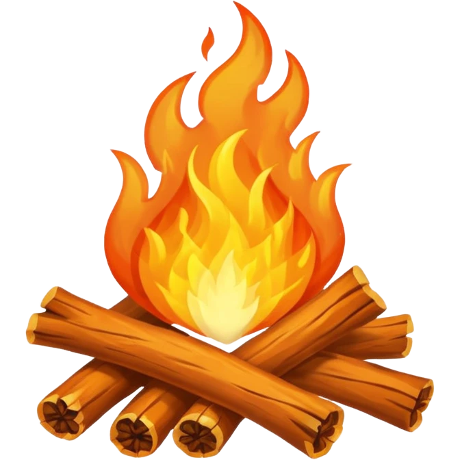 simple bonfire  emoji