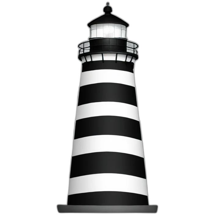 lighthouse-black-stripes emoji