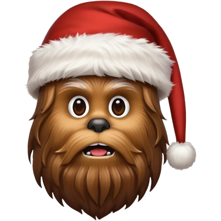 chewbacca christmas emoji