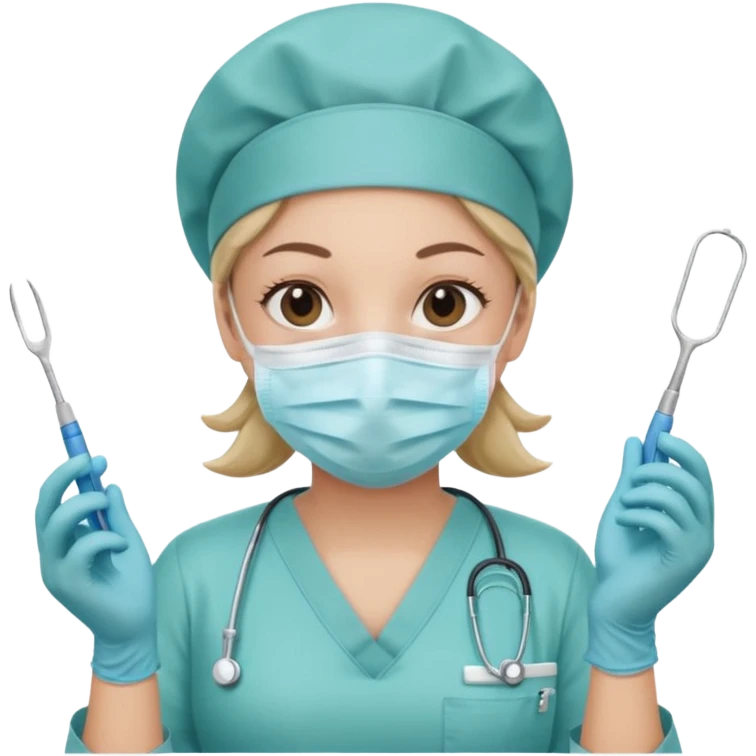 scrub nurse sterile stuff emoji