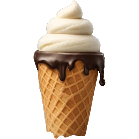 Two scoops of ice cream and the Washington monument in between  emoji