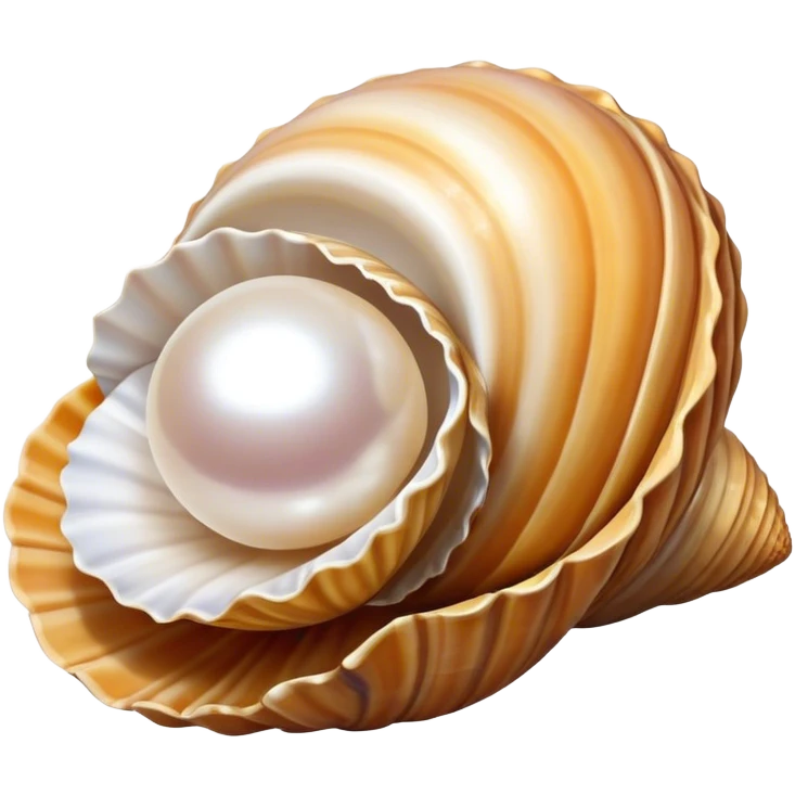 pearl in shell emoji