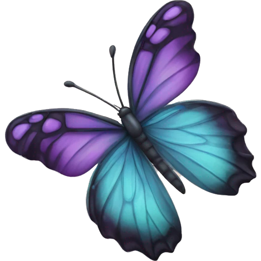 mariposa sonrie emoji