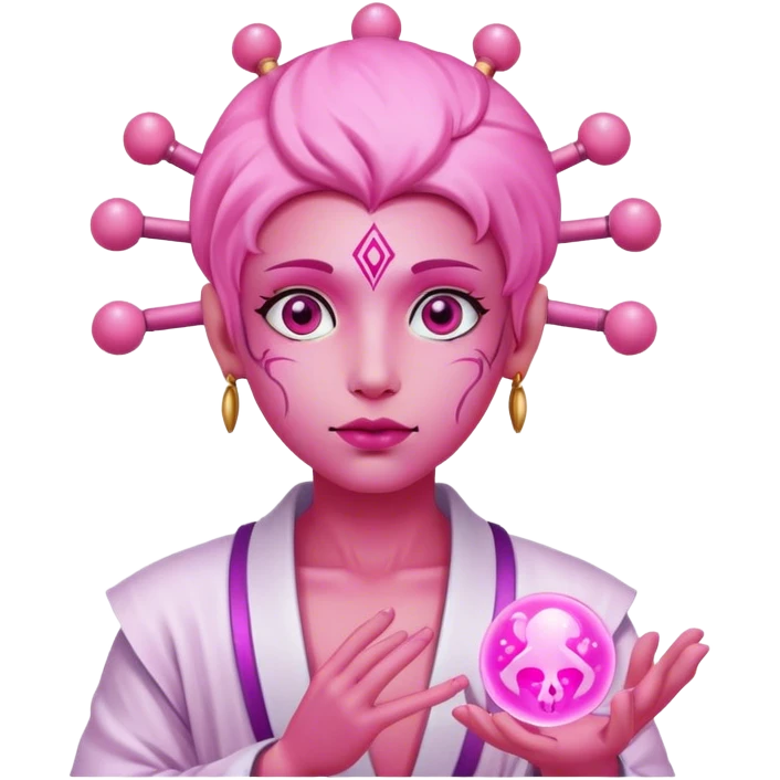 AI astrologer pink emoji