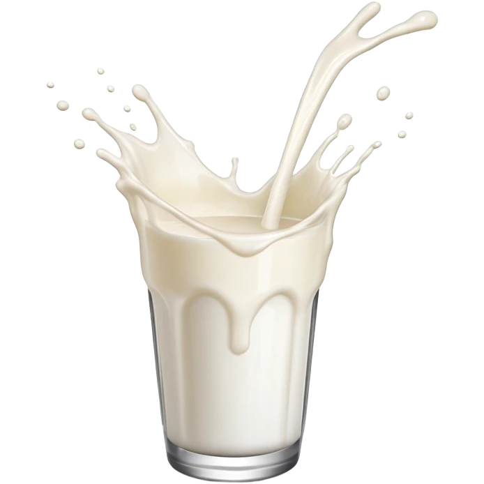  milk spill splash splat emoji
