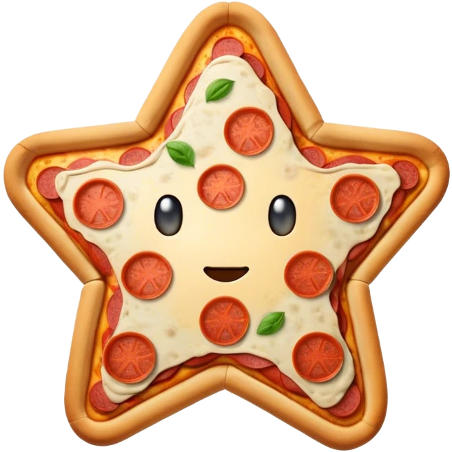 star pizza emoji