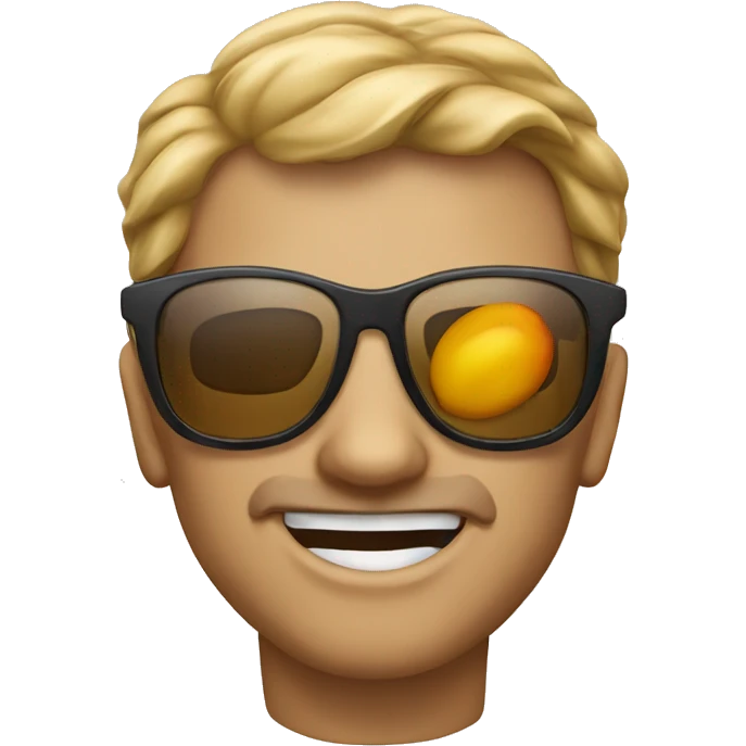 Apple sunglasses emoji, but instead of normal sunglasses - Oakley sunglasses glasses  emoji
