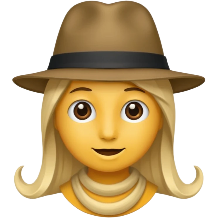 Fait une personne avec un chapeau de fête  emoji