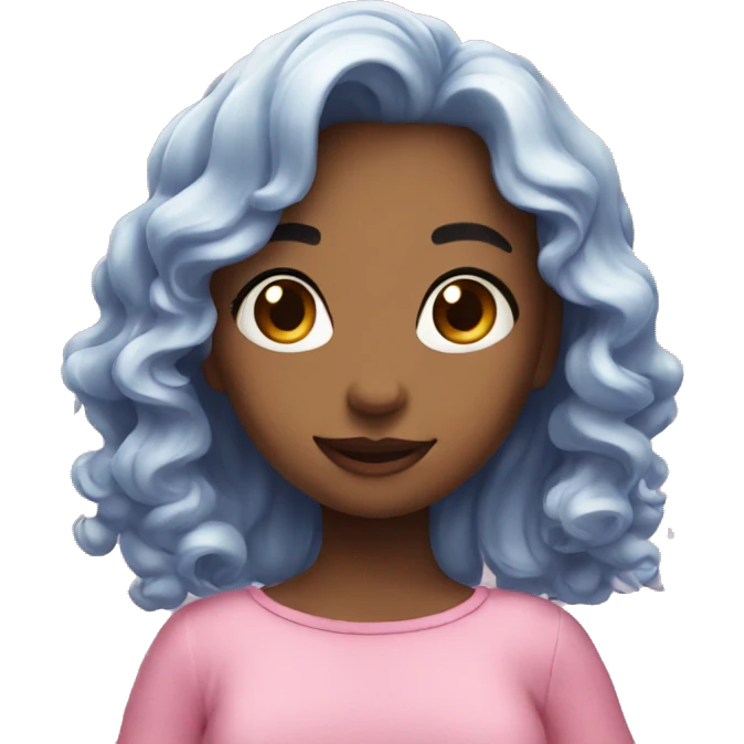 bubbly girl cute emoji
